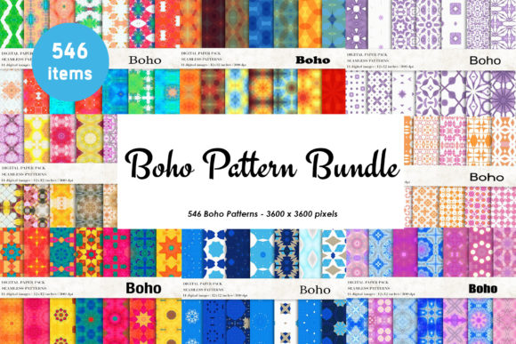 Boho Pattern Bundle: A Creative Resource for Design Enthusiasts