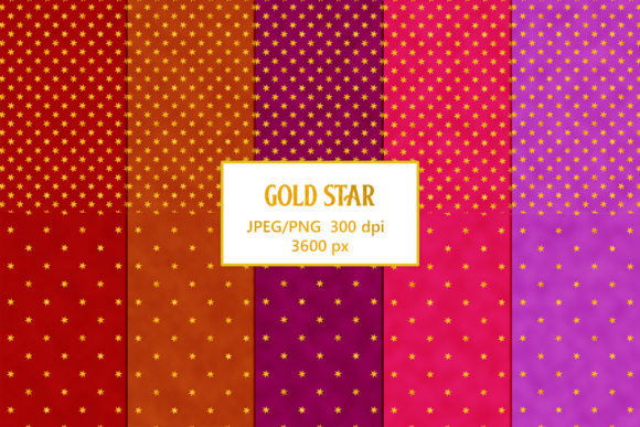 Gold Stars Backgrounds: Elegant and Versatile Design