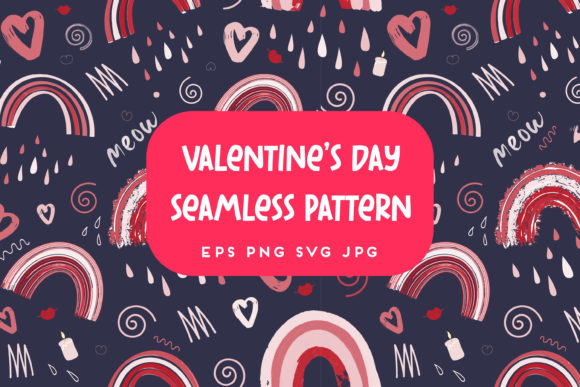 Love Rainbow Seamless Pattern for Creative and Business Workflows