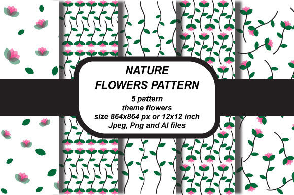 Nature Flower Pattern: A Beautiful and Versatile Design for Creative Projects