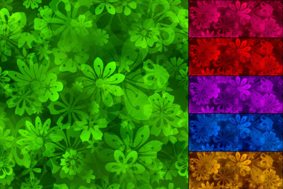 Seamless Pattern of Flowers: A Versatile Design Resource