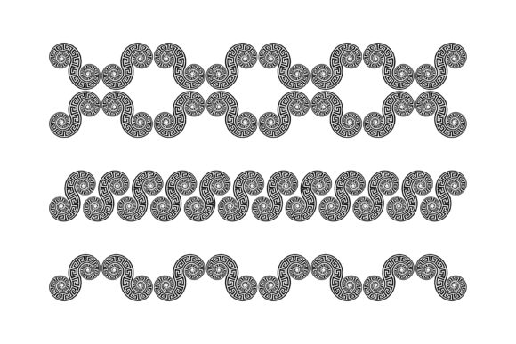 Set of Elements of Greek Ornament