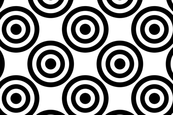 Target Point Symbol Seamless Pattern